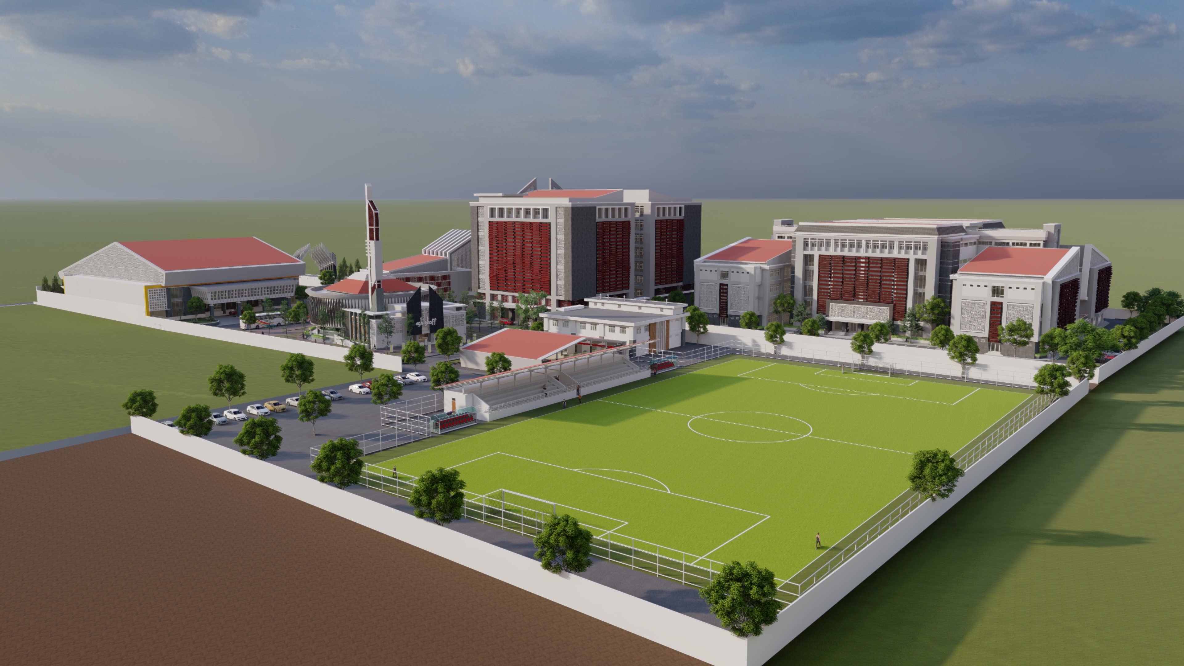 Visualisasi Sarana Olahraga Kampus